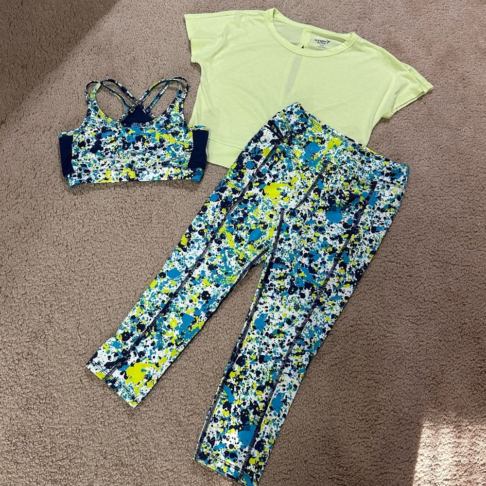 Old Navy Kids Matching Set - Blue and Green